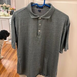 Peter Millar Crown Crafted Flex Polo
Men's XL, Green/Gray